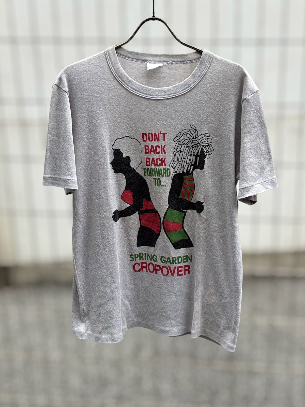 USED COLLECTION ユーズドコレクション DONT BACK BACK TEE - GRAY -