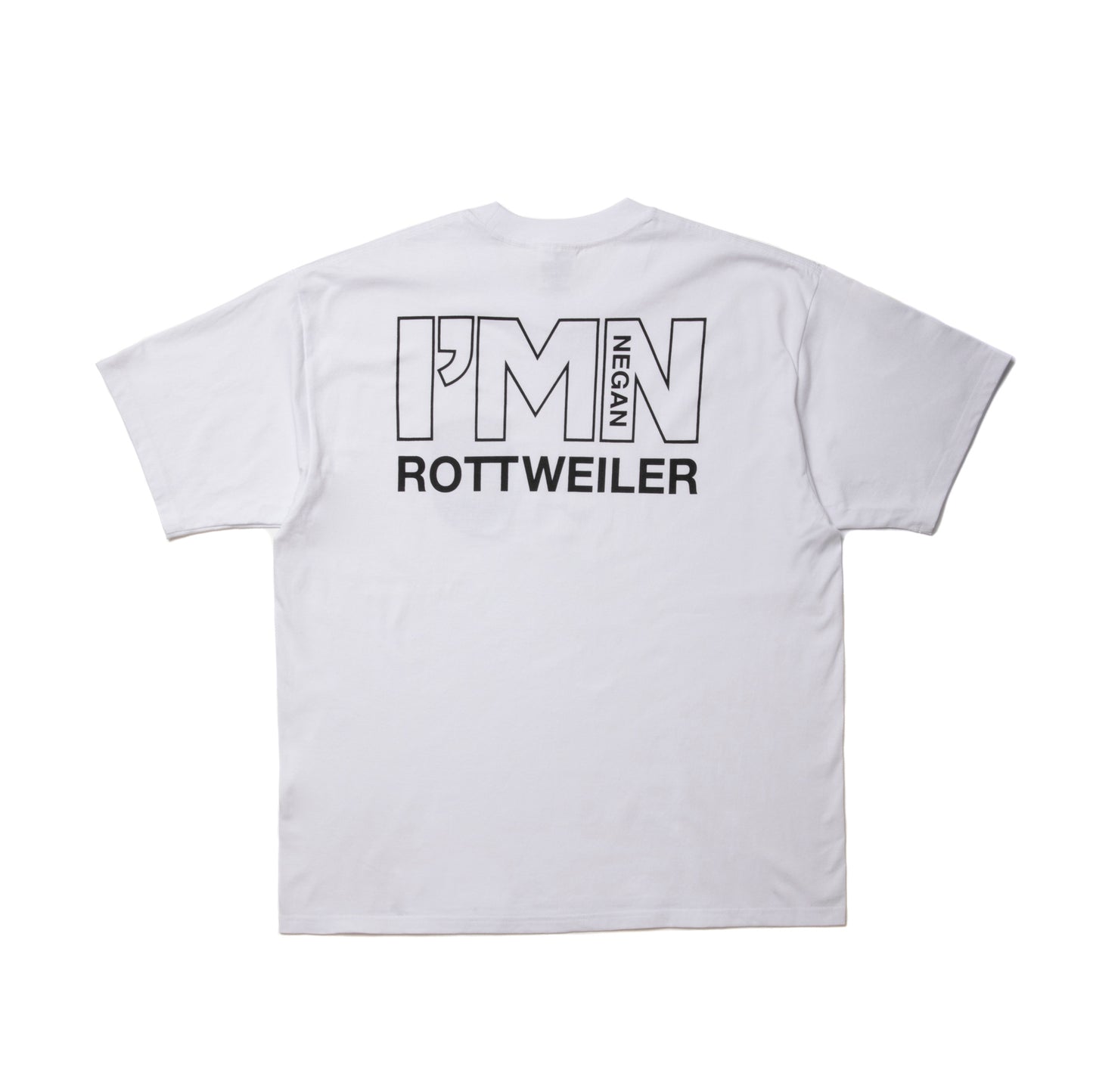 ROTTWEILER ロットワイラー WALKING DOG TEE - WHITE -