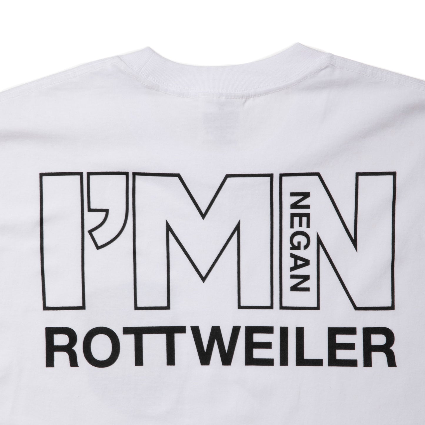 ROTTWEILER ロットワイラー WALKING DOG TEE - WHITE -