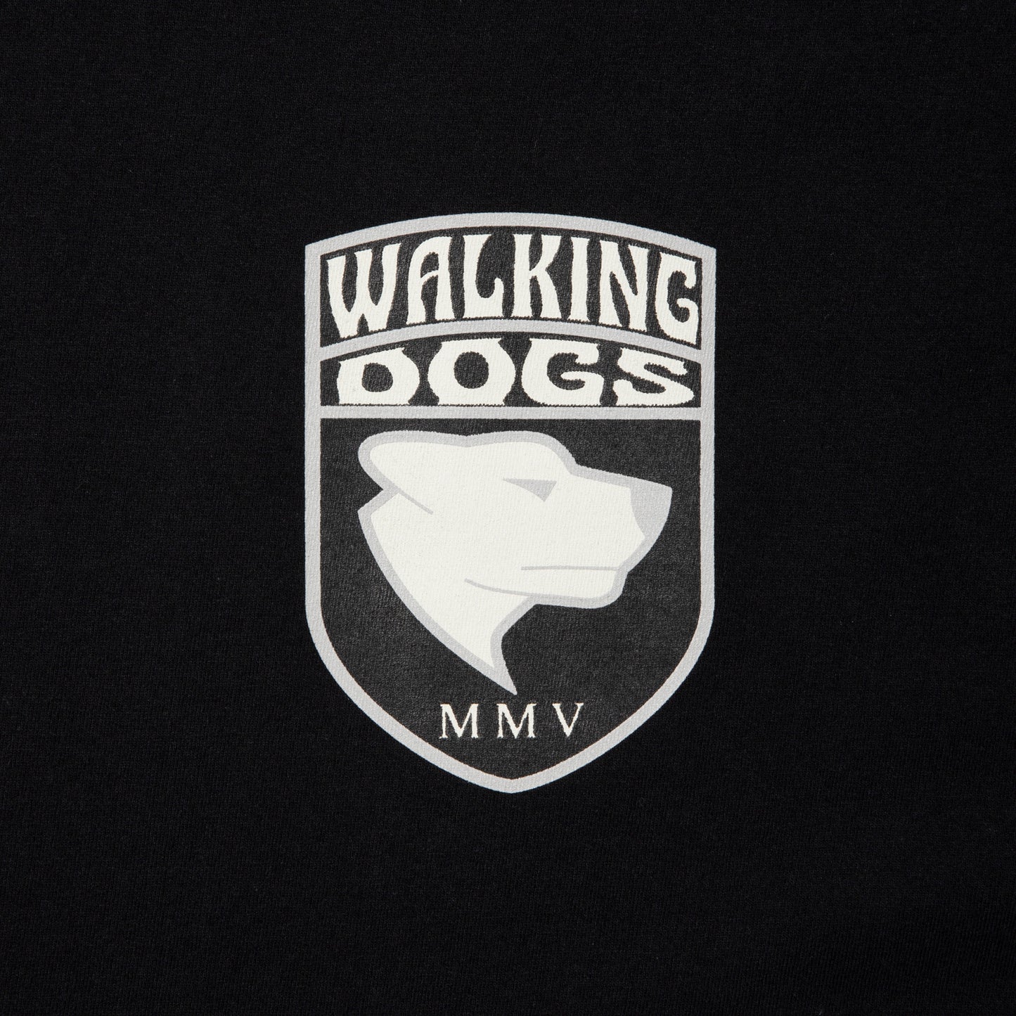 ROTTWEILER ロットワイラー WALKING DOG TEE - BLACK -