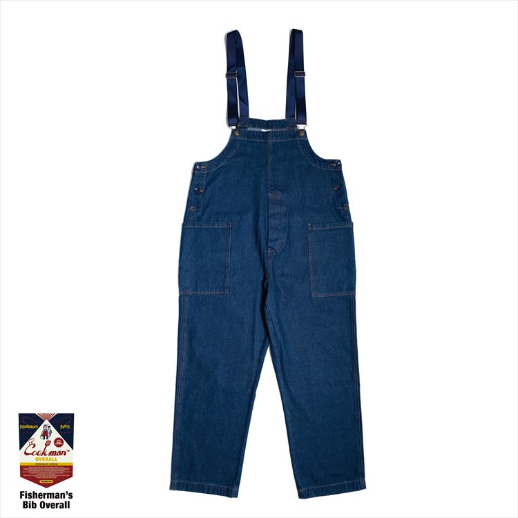 Cookman Fisherman's Bib Overall Denim Natural