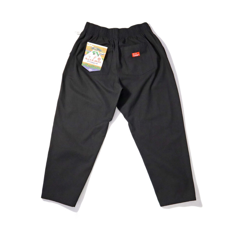 Cookman クックマン シェフパンツ Harvest Pants Cropped Canvas Black