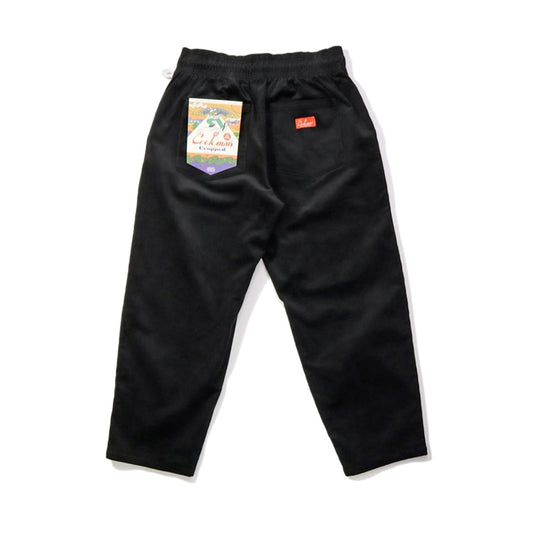 Cookman クックマン シェフパンツ Harvest Pants Cropped High Wale Corduroy Black