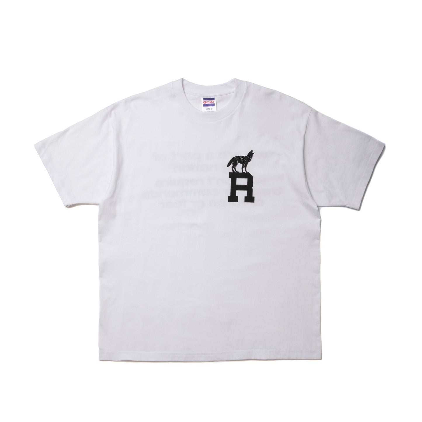 ROTTWEILER ロットワイラー DOG LOGO TEE - WHITE -