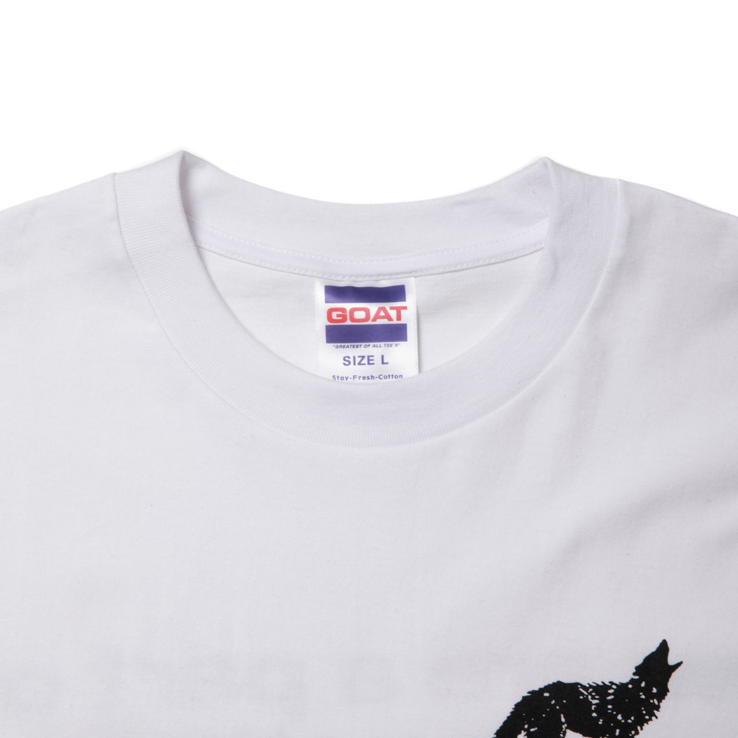 ROTTWEILER ロットワイラー DOG LOGO TEE - WHITE -