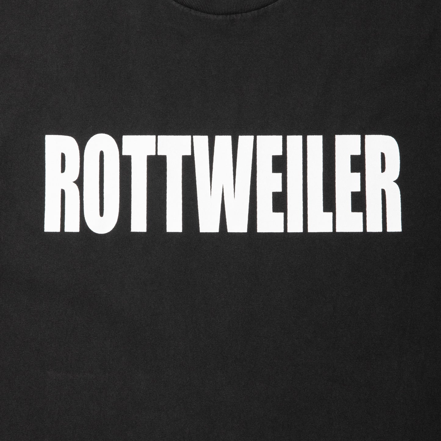 ROTTWEILER ロットワイラー RW LOGO TEE- CHARCOAL -