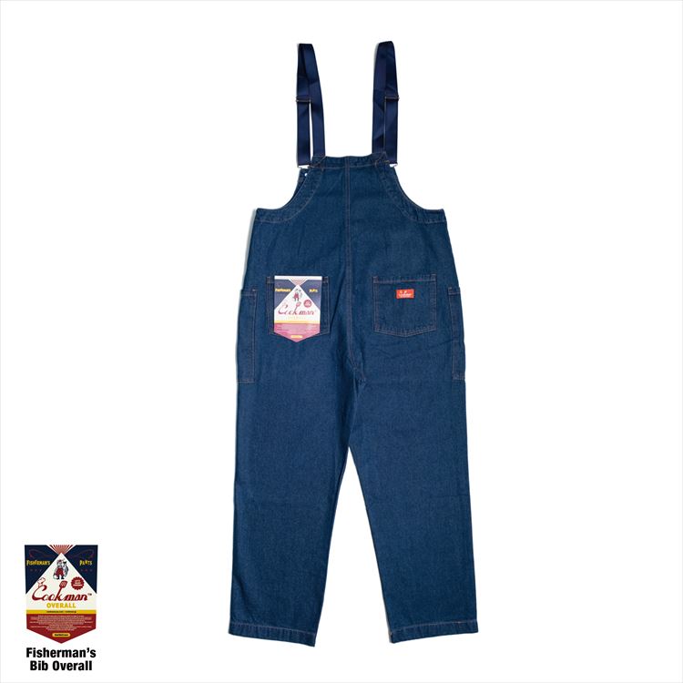 Cookman Fisherman's Bib Overall Denim Natural