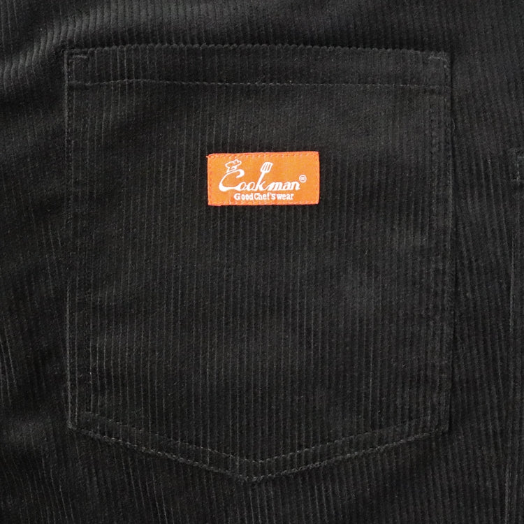 Cookman クックマン オーバーオール Fisherman's Bib Overall Corduroy - Black -