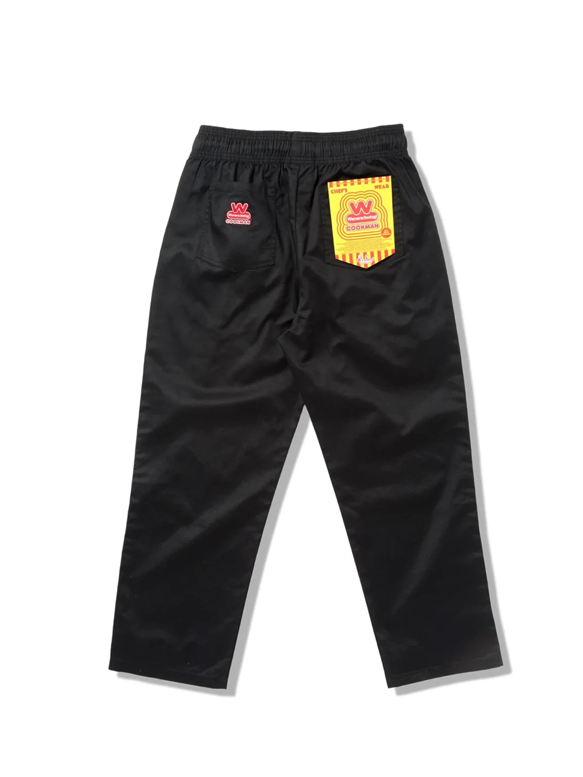 Cookman クックマン シェフパンツ Semiwide Wienerschnitzel Side Line - BLACK -