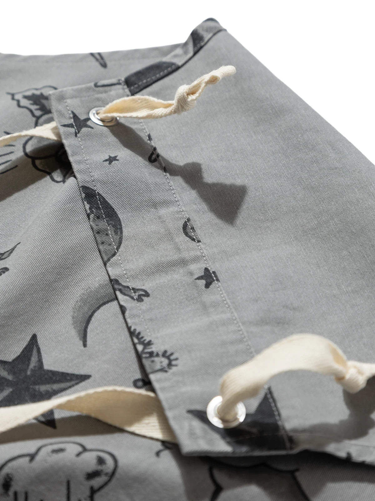 Cookman クックマン ソックス Long Apron Old Tattoo - GRAY -