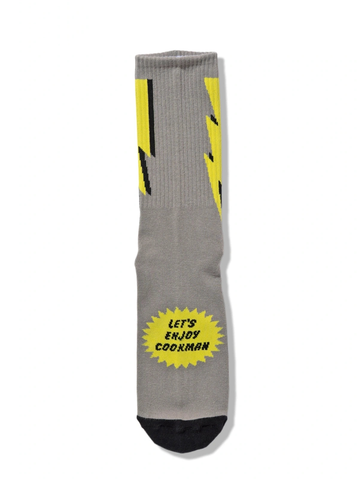 Cookman クックマン ソックス Rib Crew Socks Lightning Gray