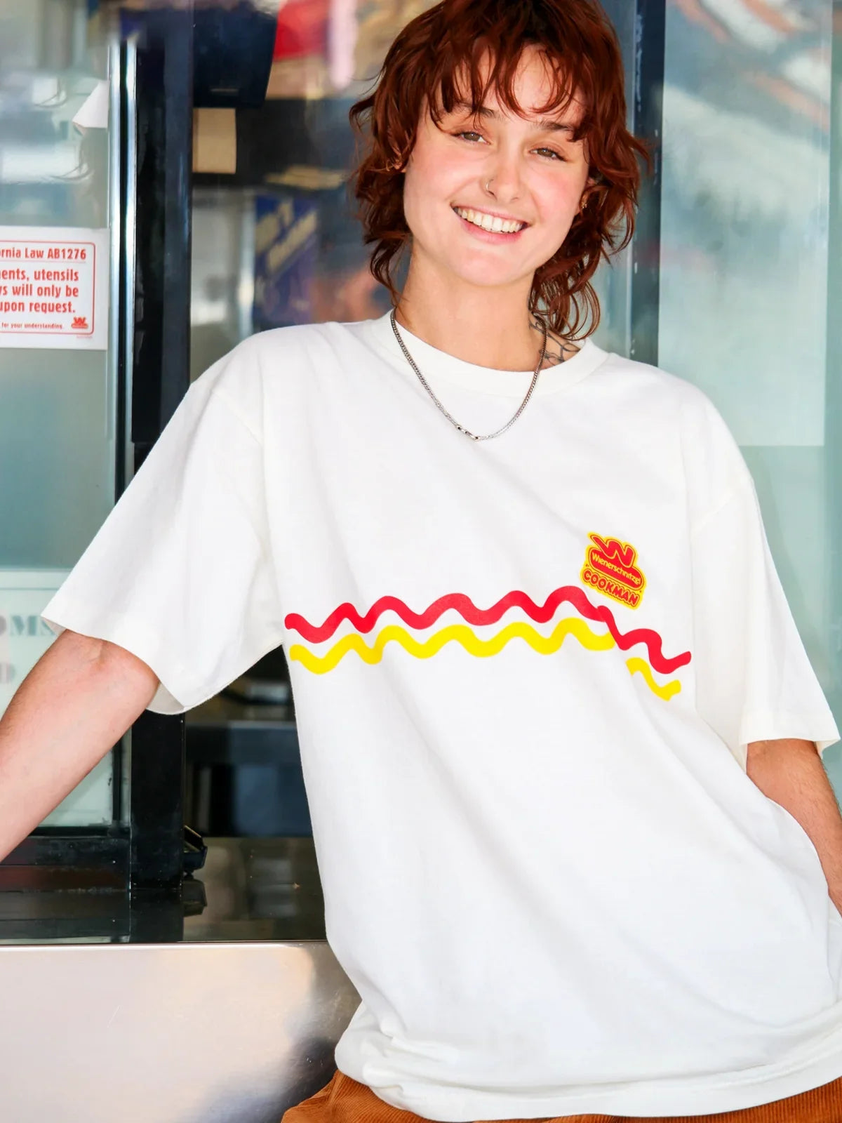 Cookman クックマン T Wienerschnitzel Sauce -OFF WHITE -