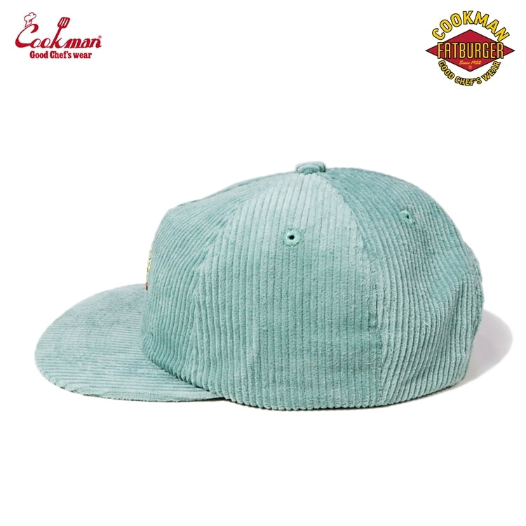 Cookman クックマン キャップ Cap Corduroy FAT Blue