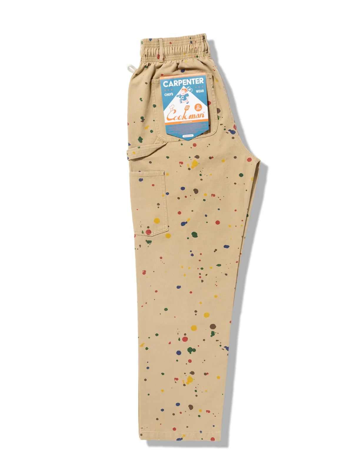 Cookman クックマン シェフパンツ Carpenter's Pants 11oz Washed duck canvas - SAUCE SPLASH -