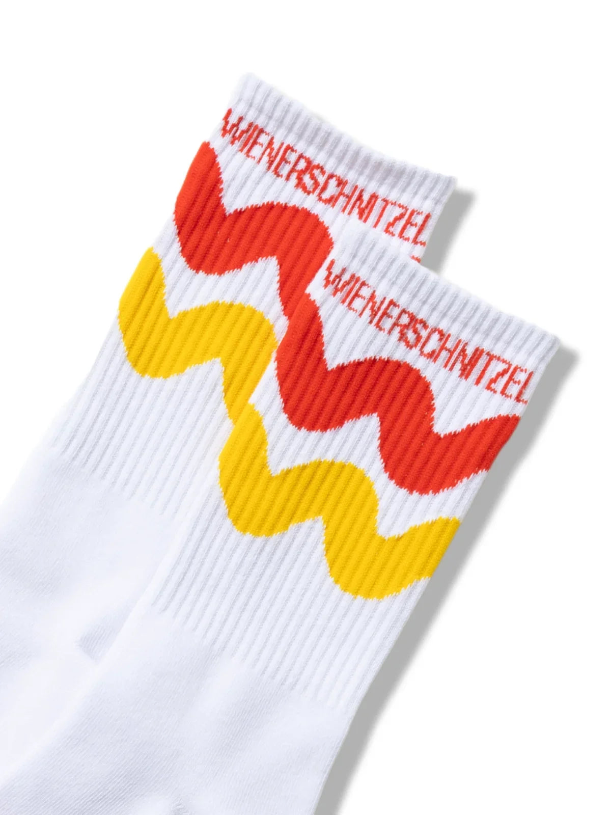 Cookman クックマン ソックス Rib Crew Socks Wienerschnitzel Sauce - WHITE -