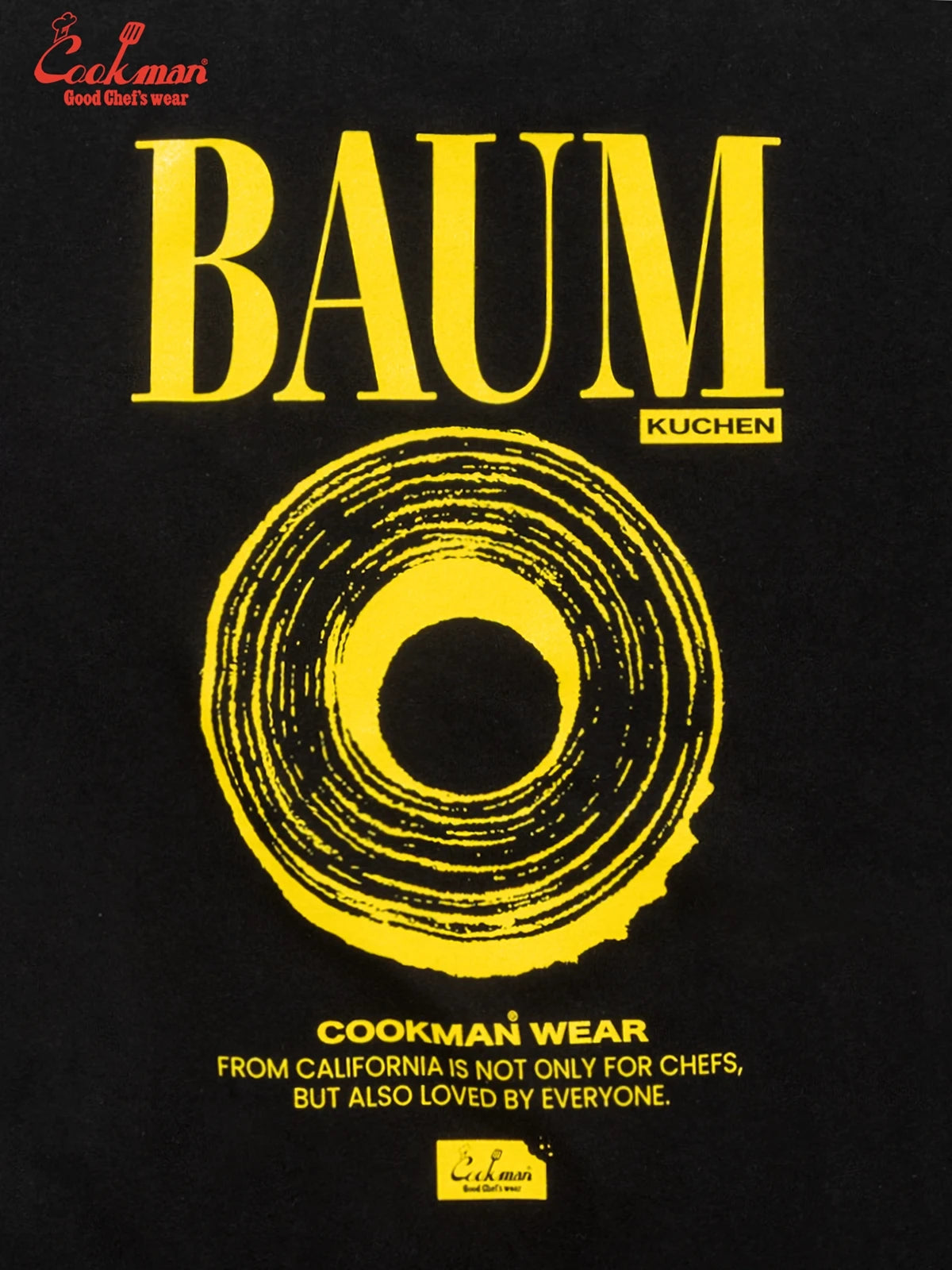 Cookman クックマン Tシャツ Baumkuchen - BLACK -