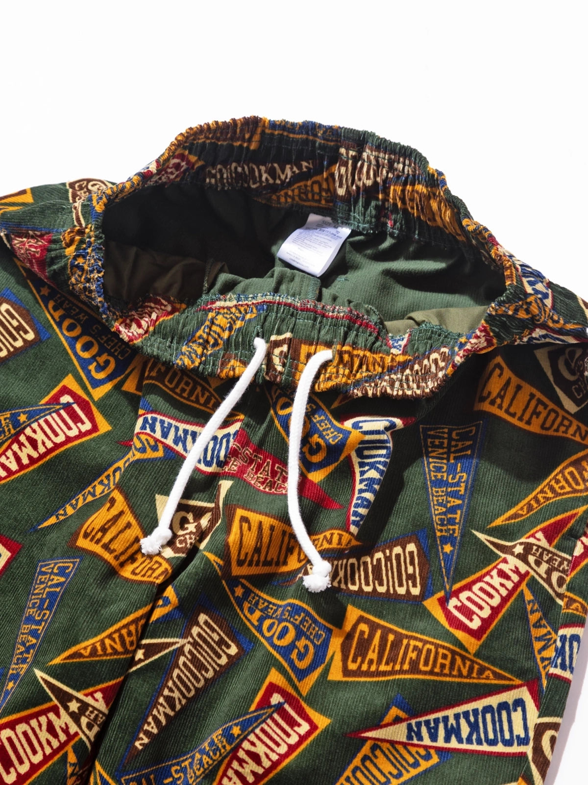 Cookman クックマン シェフパンツ Chef Pants Semiwide Corduroy Pennant Green