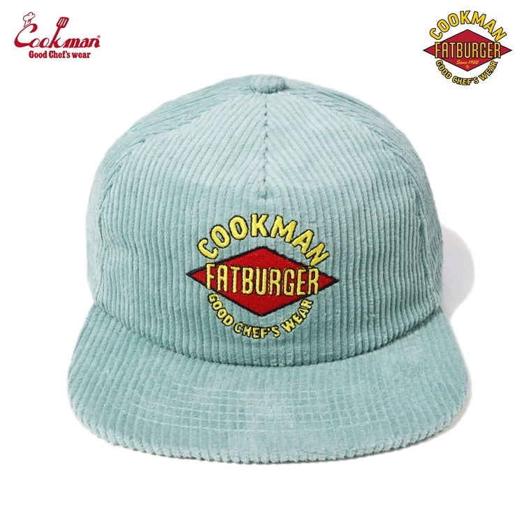 Cookman クックマン キャップ Cap Corduroy FAT Blue