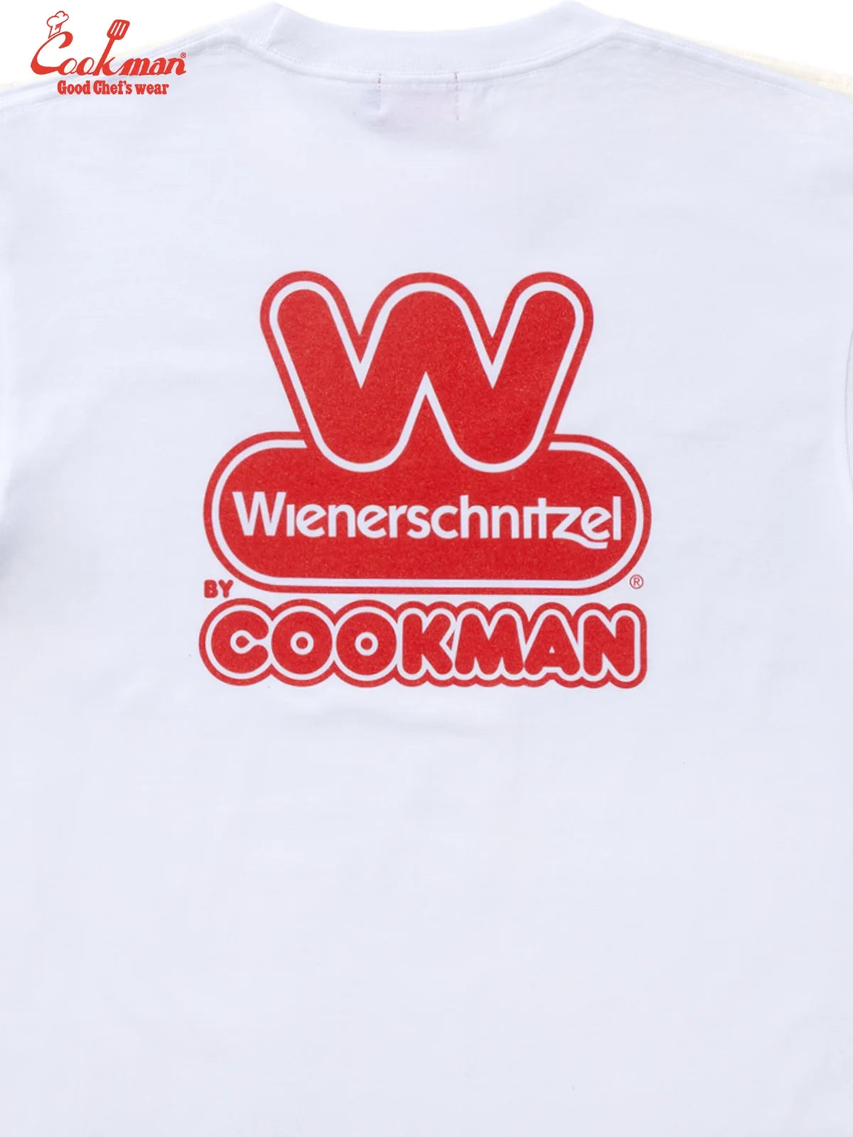 Cookman クックマン Wienerschnitzel Logo - WHITE -