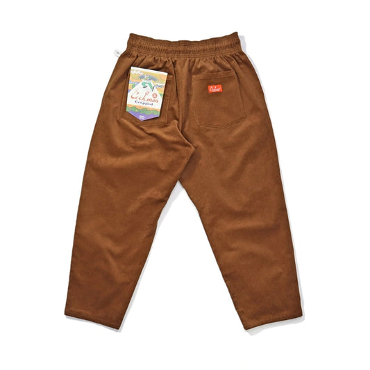 Cookman クックマン シェフパンツ Harvest Pants Cropped High Wale Corduroy Dark Brown