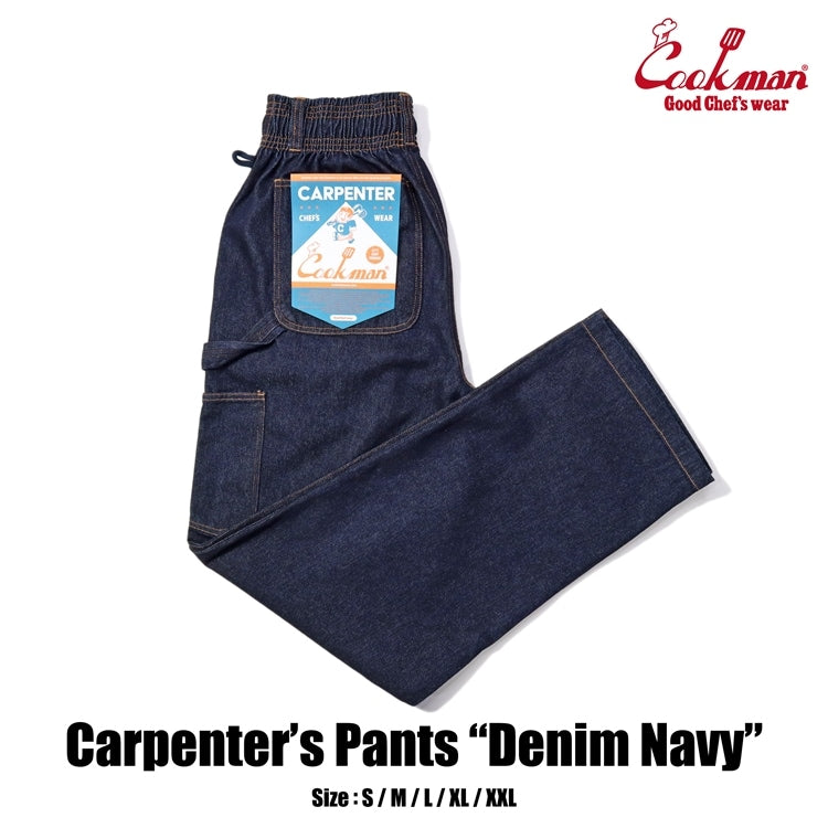 Cookman クックマン カーペンターズパンツ Carpenter's Pants Denim - Navy -