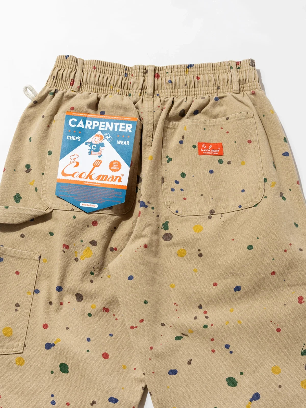 Cookman クックマン シェフパンツ Carpenter's Pants 11oz Washed duck canvas - SAUCE SPLASH -