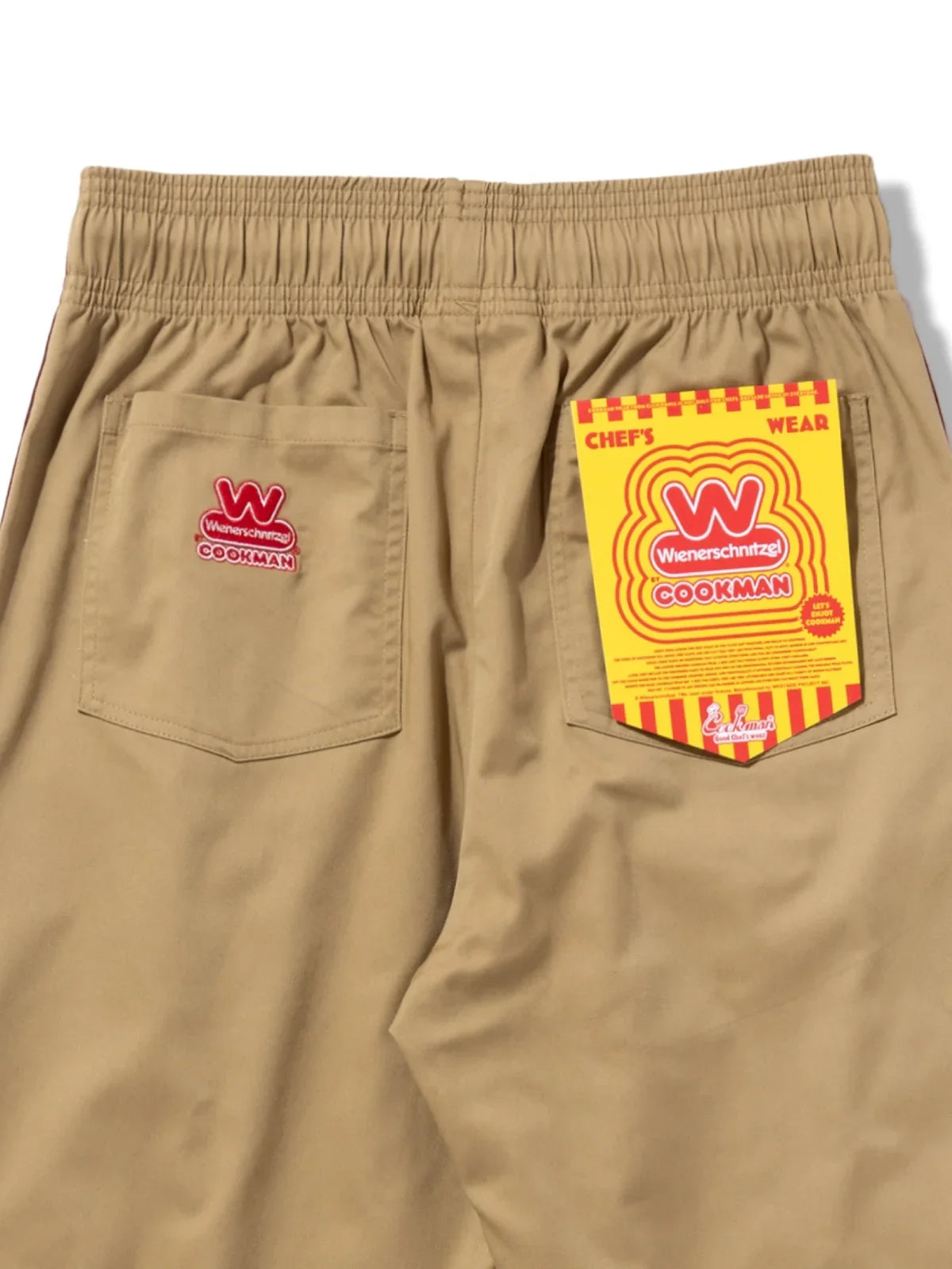 Cookman クックマン シェフパンツ Semiwide Wienerschnitzel Side Line - BEIGE -