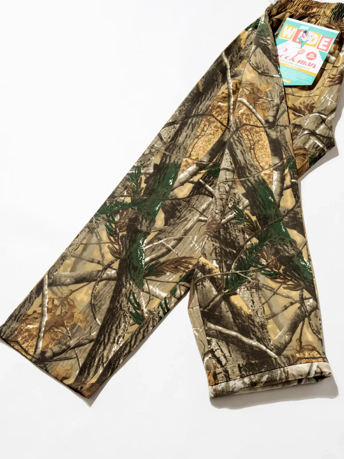 Cookman クックマン シェフパンツ Chef Pants SemiwideTimber Camo - DARK GREEN -