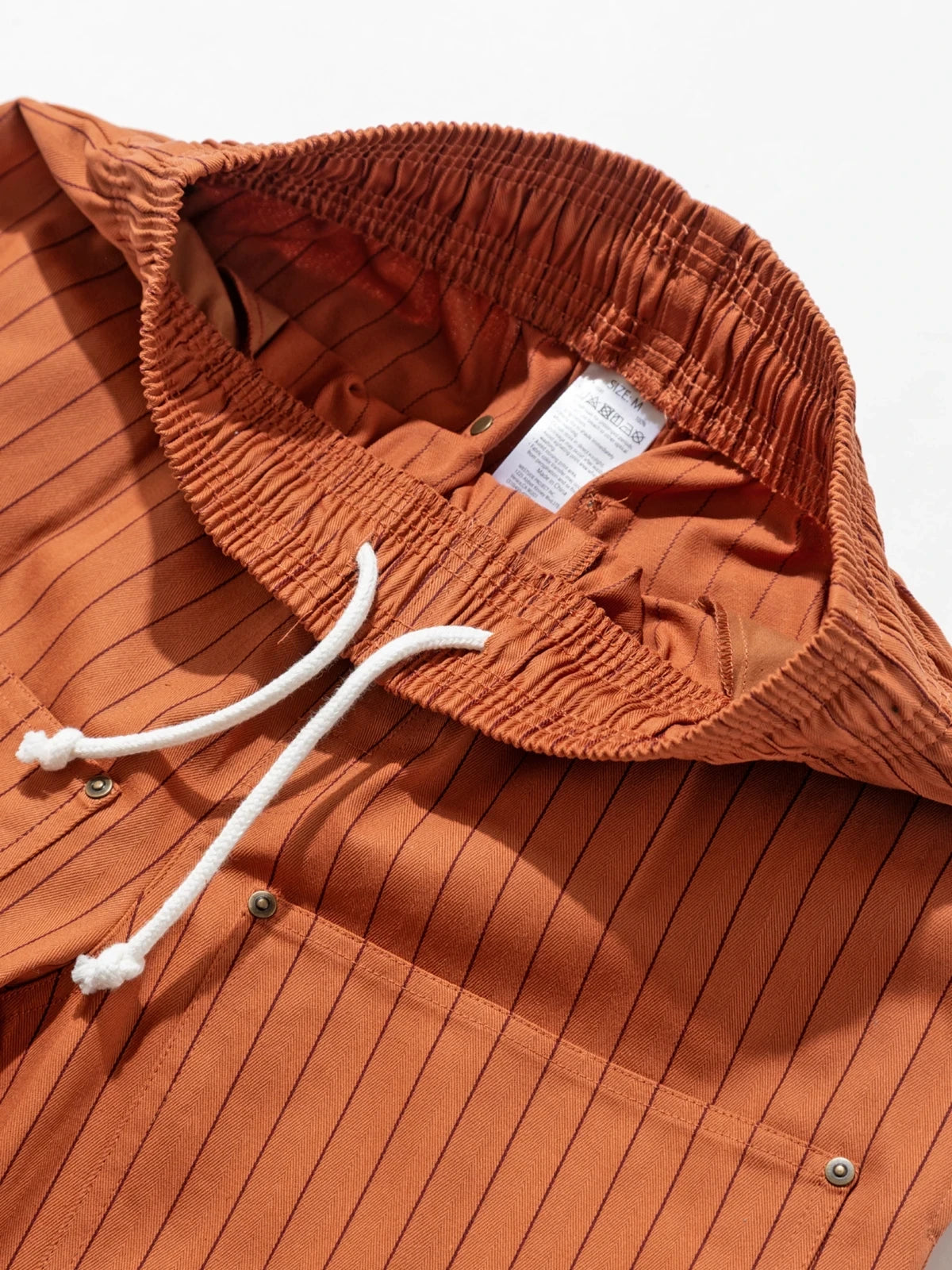 Cookman クックマン シェフパンツ Carpenter's Pants Short Front Pocket Herringbone - BRICK-