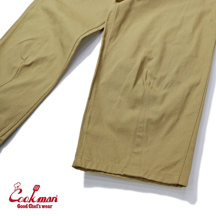 Cookman クックマン シェフパンツ Harvest Pants Cropped Canvas Beige