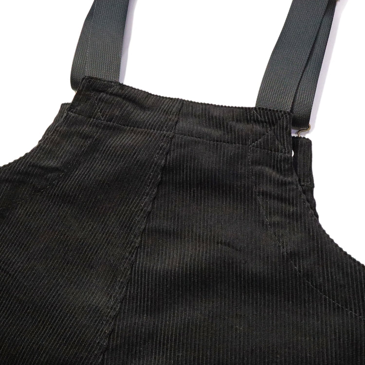 Cookman クックマン オーバーオール Fisherman's Bib Overall Corduroy - Black -