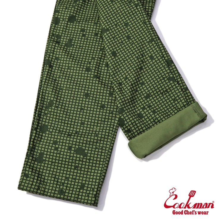 Cookman Chef Pants Sauce Splash - CAMO OLIVE -