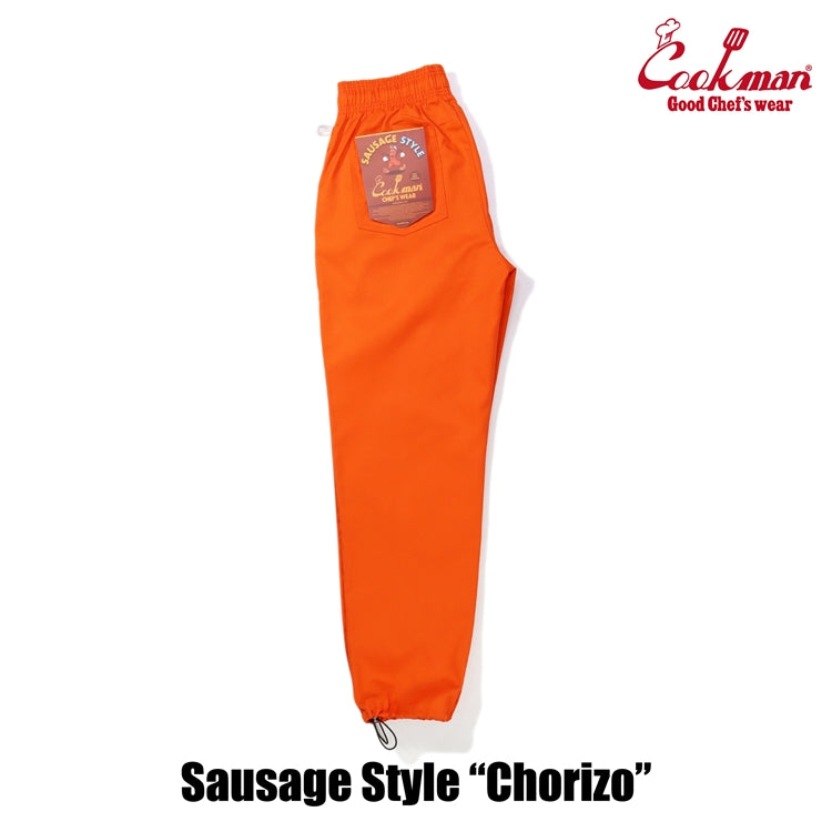 Cookman クックマン シェフパンツChef Pants Sausage Style ORANGE