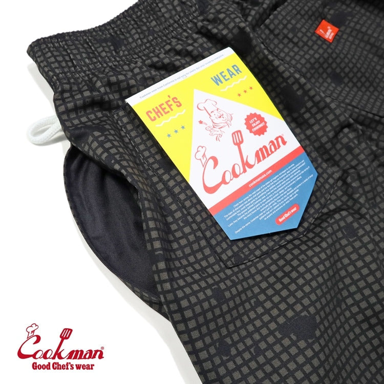 Cookman クックマン シェフパンツ Chef Pants Sauce Splash - CAMO BLACK -