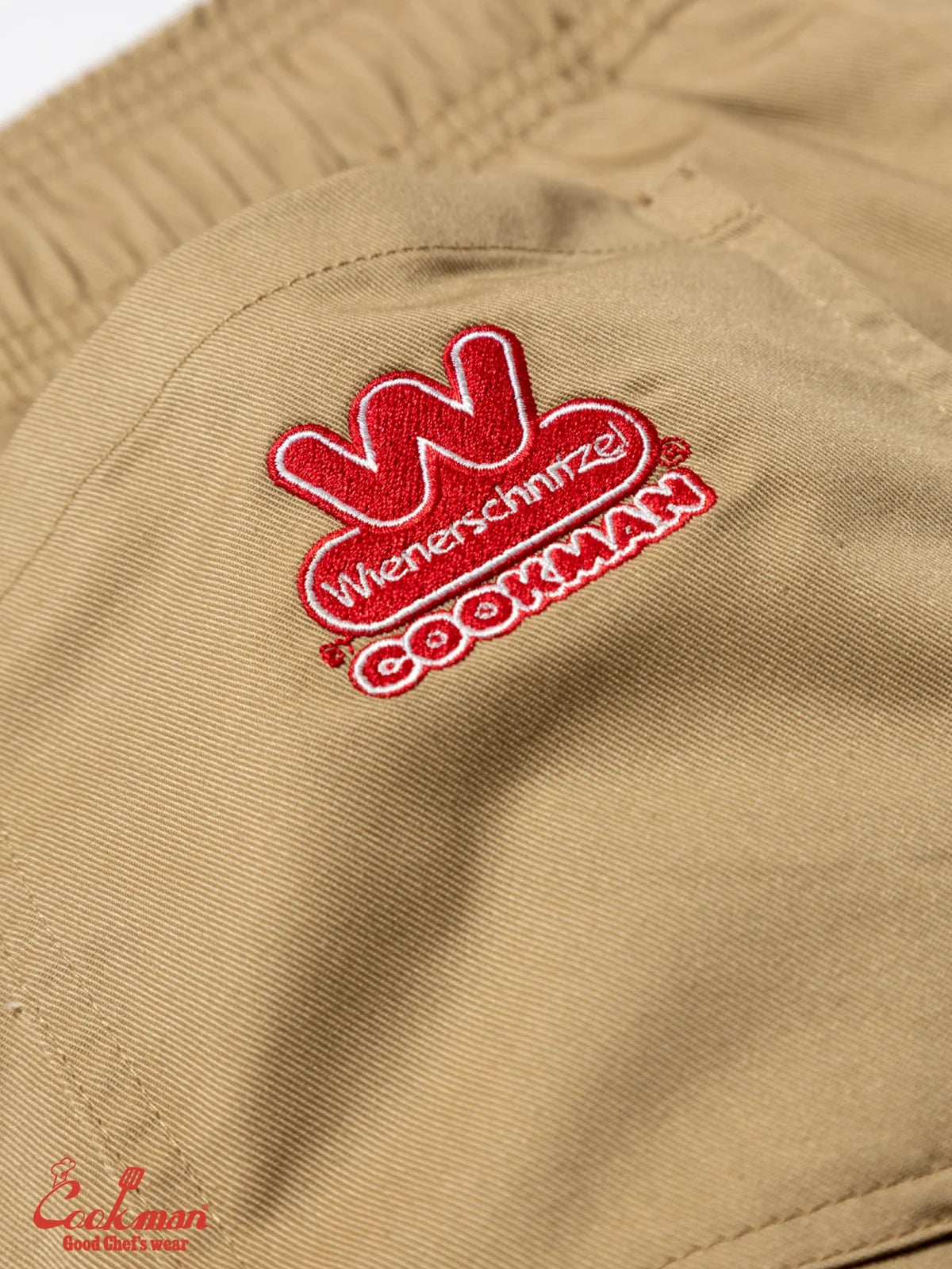 Cookman クックマン シェフパンツ Semiwide Wienerschnitzel Side Line - BEIGE -