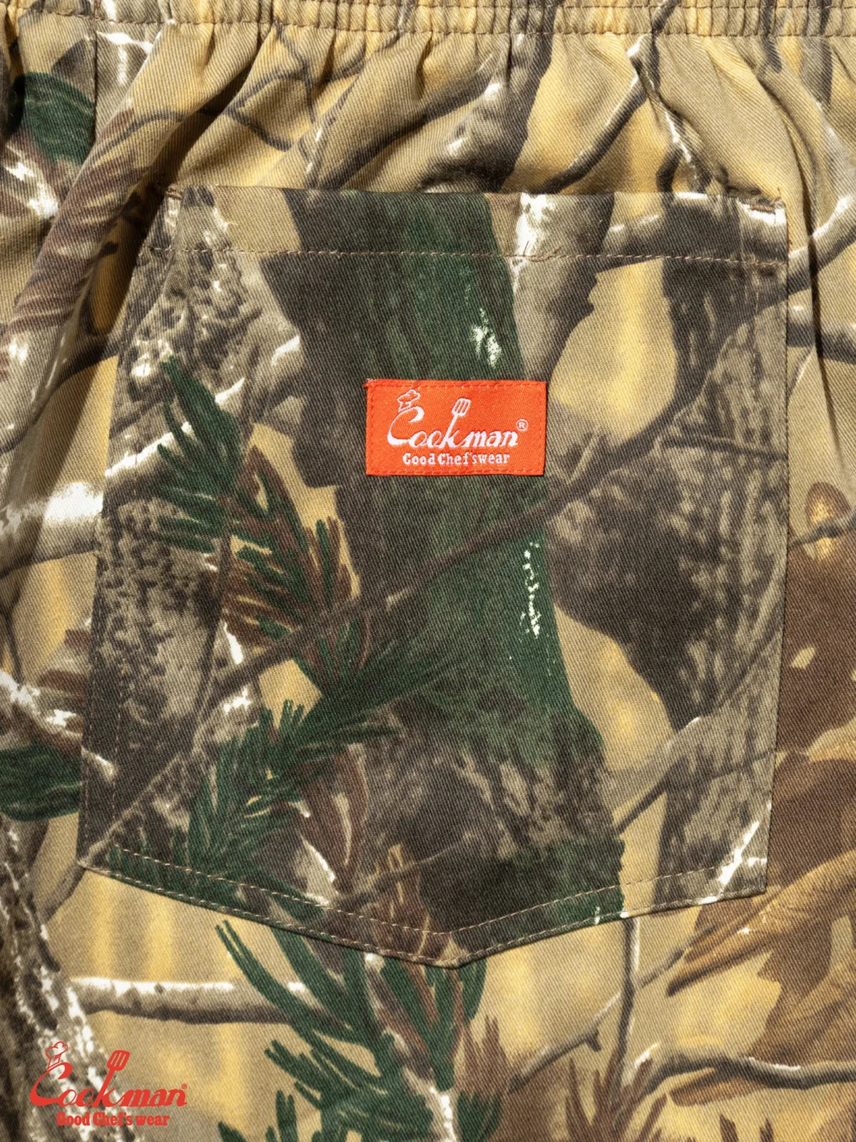 Cookman クックマン シェフパンツ Chef Pants SemiwideTimber Camo - DARK GREEN -