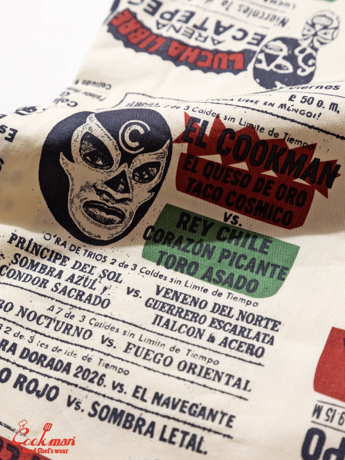 Cookman クックマン シェフパンツ Chef Pants Lucha Libre