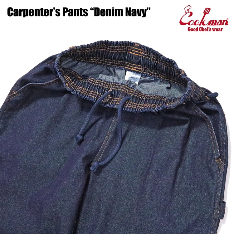 Cookman クックマン カーペンターズパンツ Carpenter's Pants Denim - Navy -