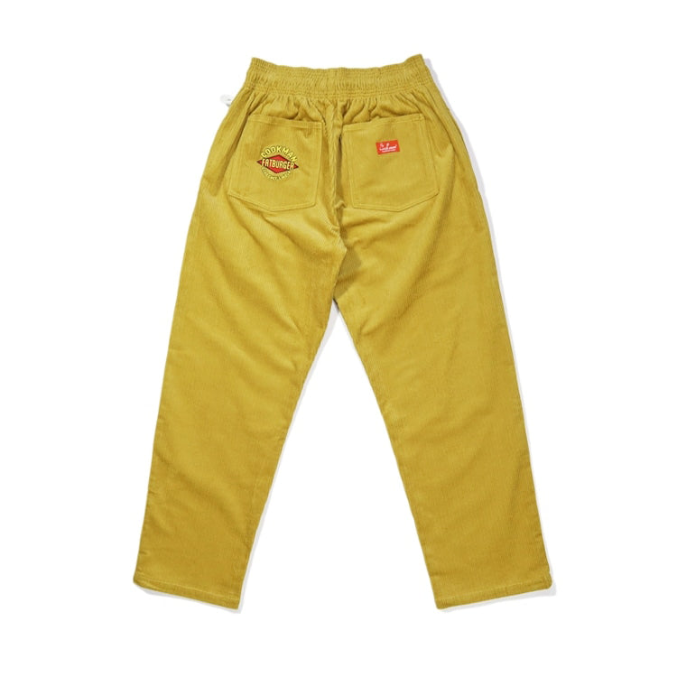 Cookman クックマン シェフパンツ Chef Pants Semiwide Corduroy FAT Yellow