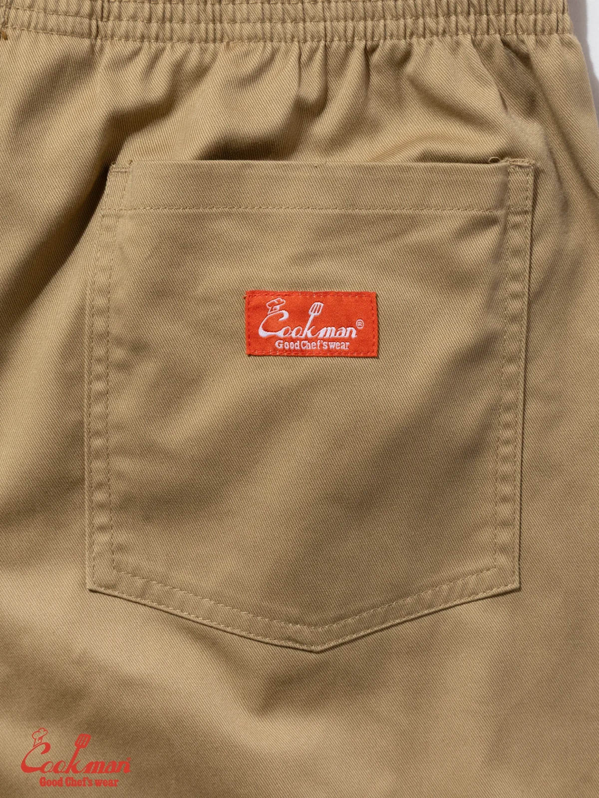 Cookman クックマン シェフパンツ Semiwide Wienerschnitzel Side Line - BEIGE -