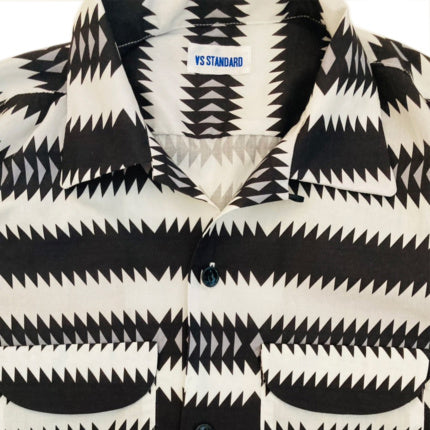 【SPECIAL PRICE】【再入荷】【Safari 掲載】AS STANDARD アズスタンダード Open Color Pattern Shirts