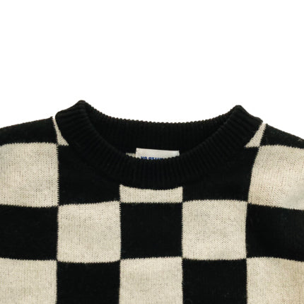 AS STANDARD Check Knit L/S