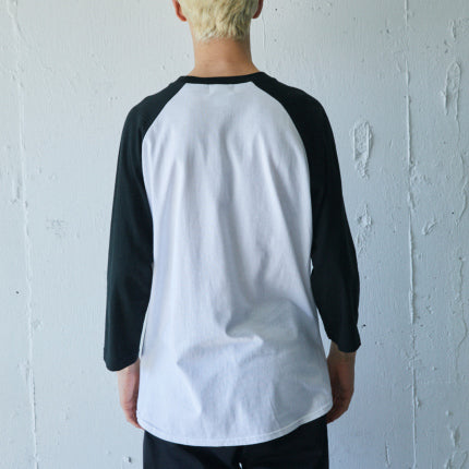 【RENEWAL MORE SALE】AS STANDARD アズスタンダード RABBIT Raglan sleeve - BLACK -