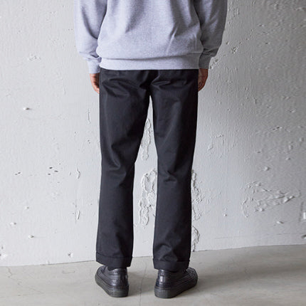 AS STANDARD アズスタンダード CHINO PANTS - BLACK -