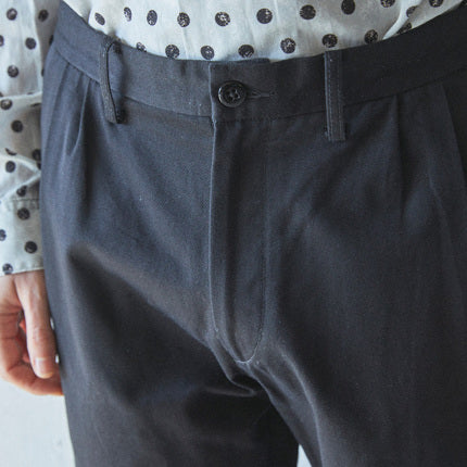 AS STANDARD アズスタンダード CHINO PANTS - BLACK -