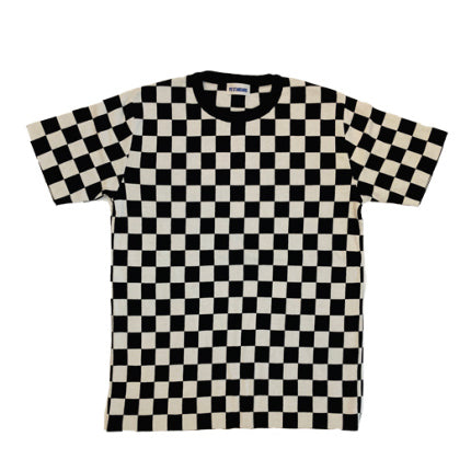 AS STANDARD Checker Knit Tee