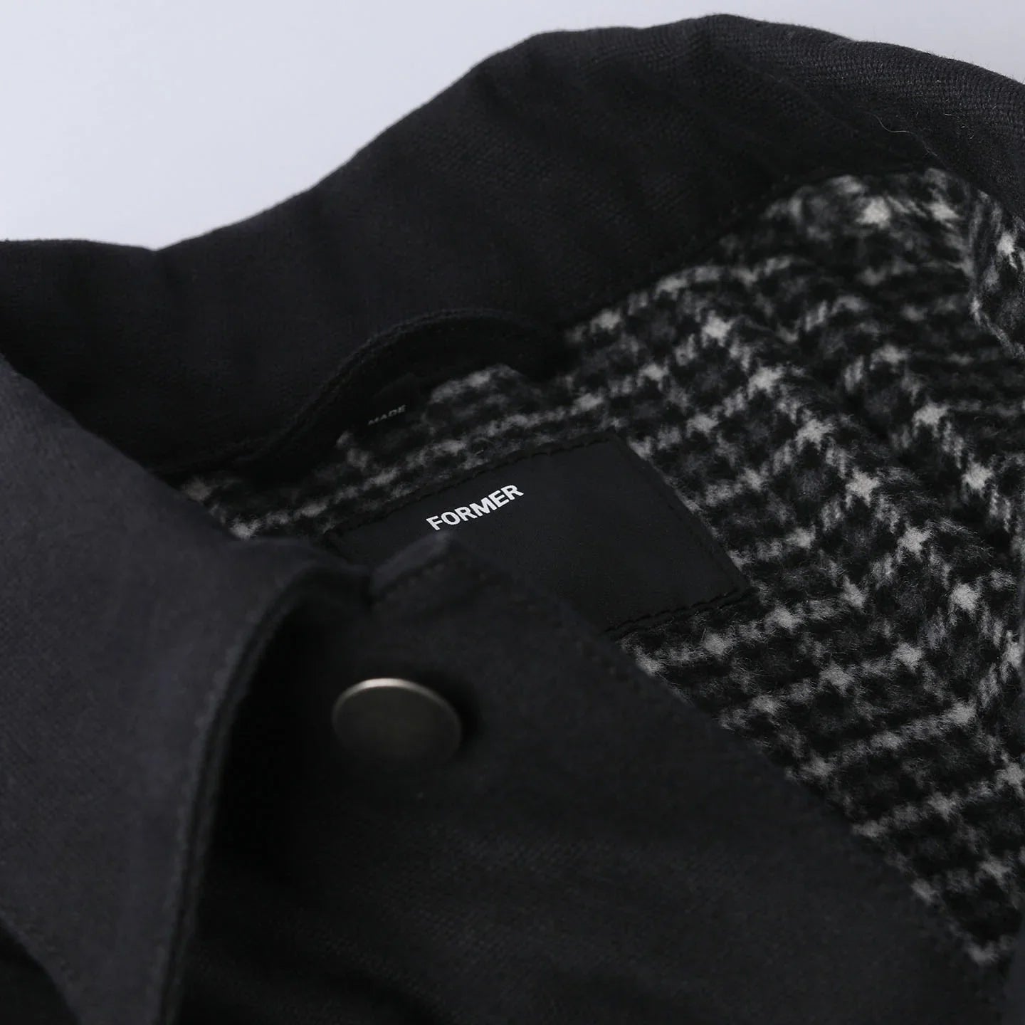 FORMER フォーマー PRESS CHORE JACKET // BLACK