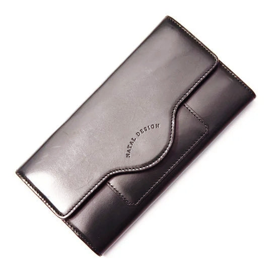 NATAL DESIGN ネイタルデザイン CABALLERO WALLET LONG３ - DARK BROWN x CAMEL -