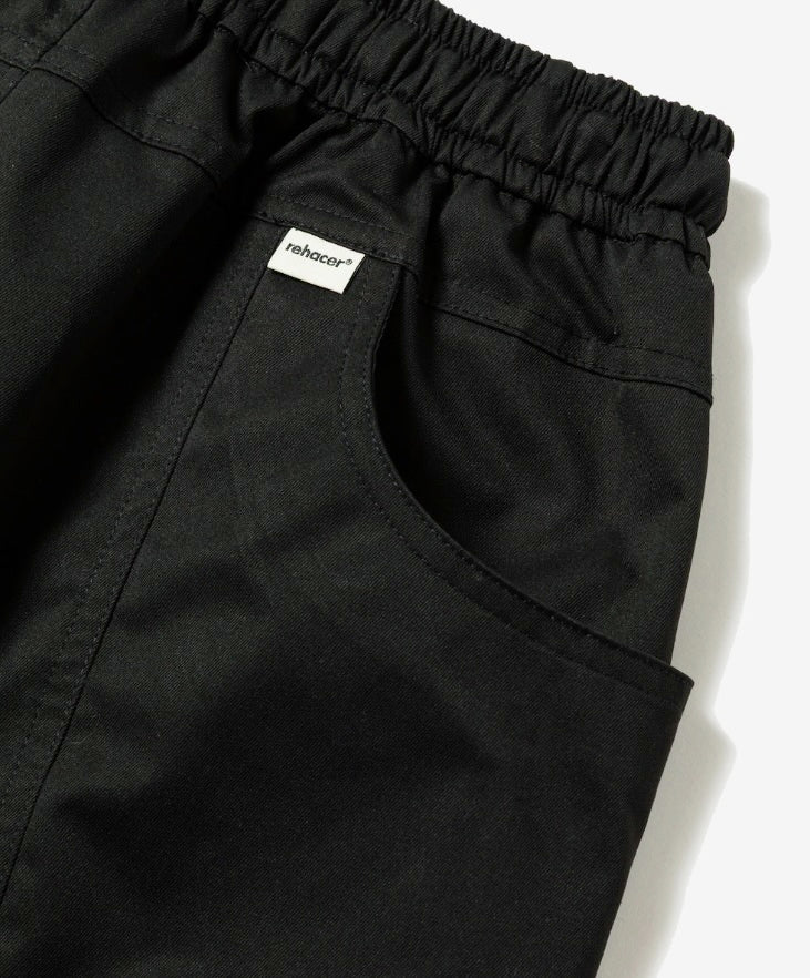 rehacer レアセル Pack Tapered Pants - BLACK -