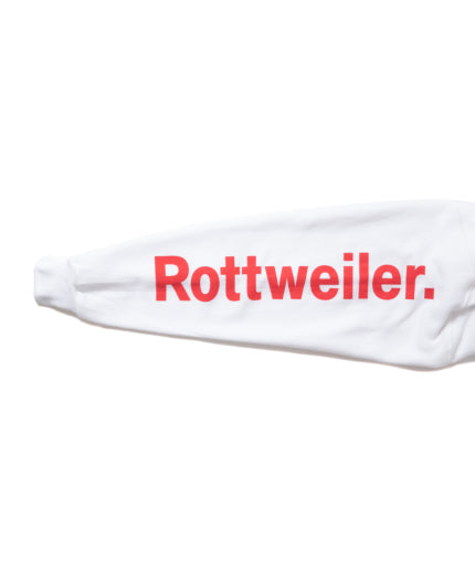 ROTTWEILER Flower Photo Parka - WHITE -